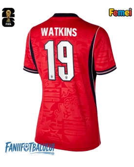 Anglia Ollie Watkins #19 Echipament de Fotbal Replică Mondial 2026 Femei Deplasare